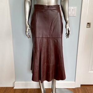Jennifer Kate Leather Skirt